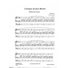 Cantique de Jean Racine in Dess / G Fauré
